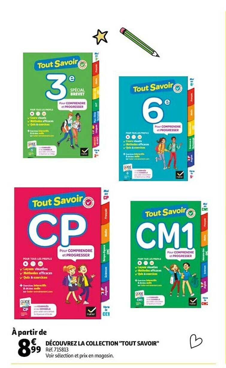 découvrez la collection "tout savoir"
