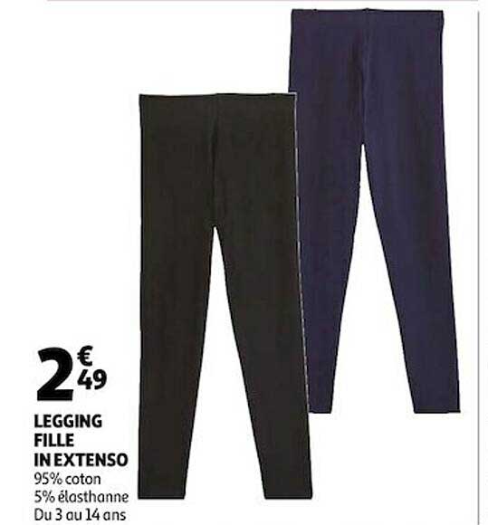 legging fille in extenso