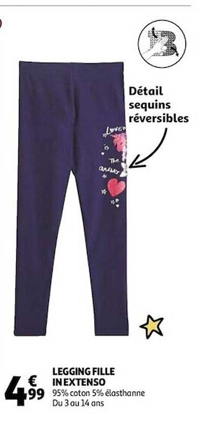 legging fille in extenso