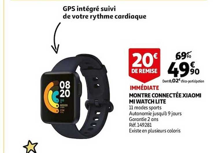 Montre Connectée Xiaomi Mi Watch Lite