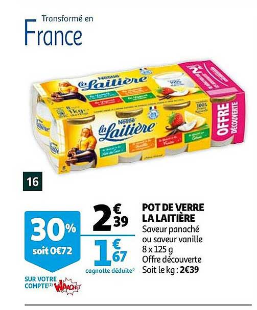 Pot De Verre La Laitière