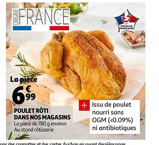 Poulet Rôti Dans Nos Magasins