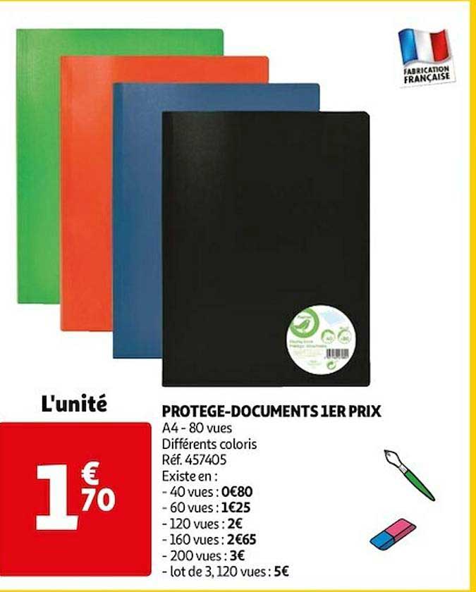 protège-documents 1er prix