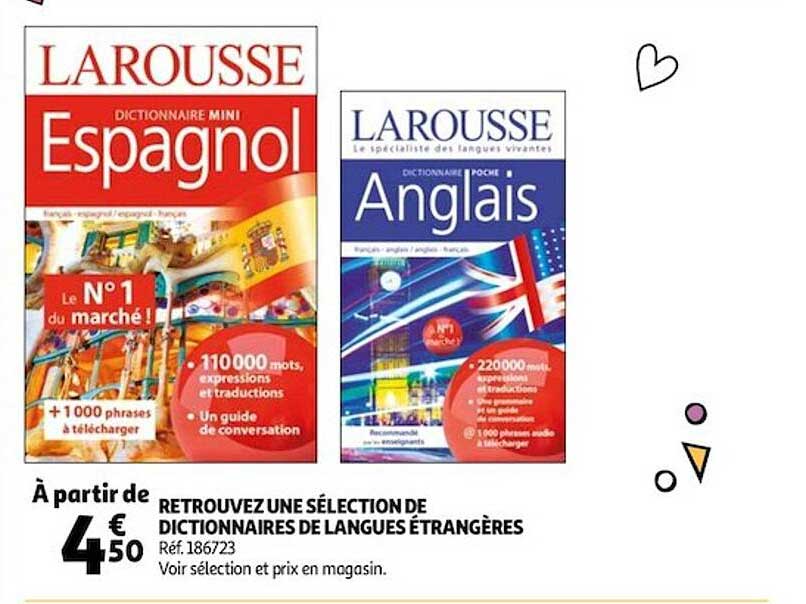 retrouvez une sélection de dictionnaires de langues étrangères