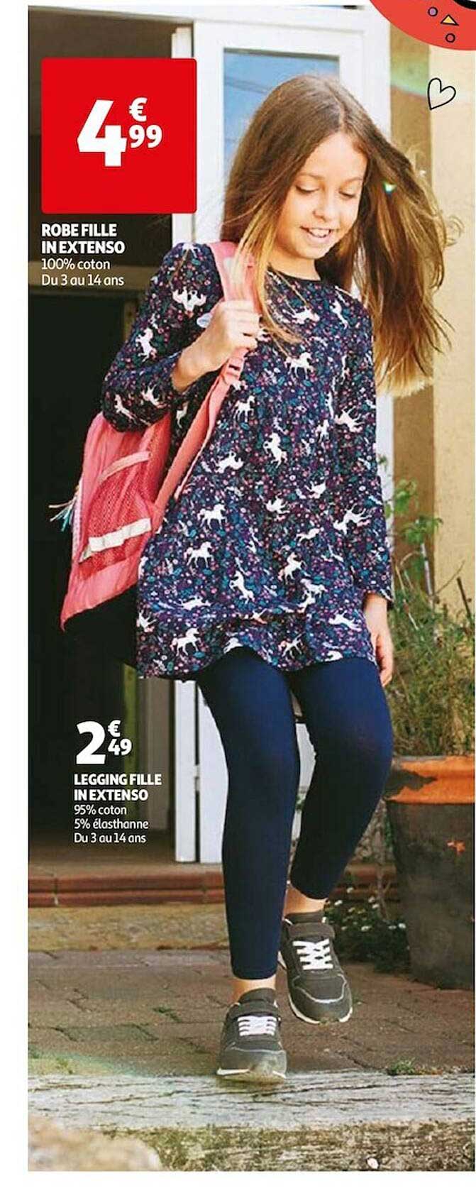 robe fille in extenso, legging fille in extenso