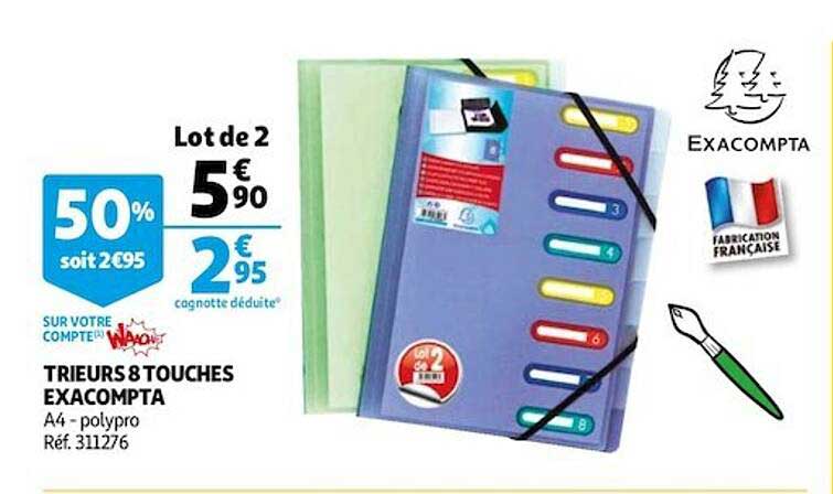 trieurs 8 touches exacompta