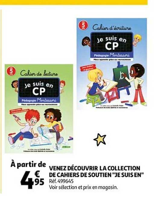 venez découvrir la collection de cahiers de soutien "je suis en"