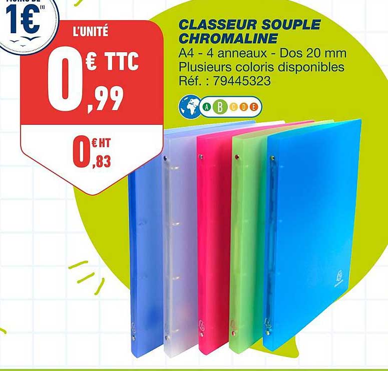 Classeur Souple Chromaline