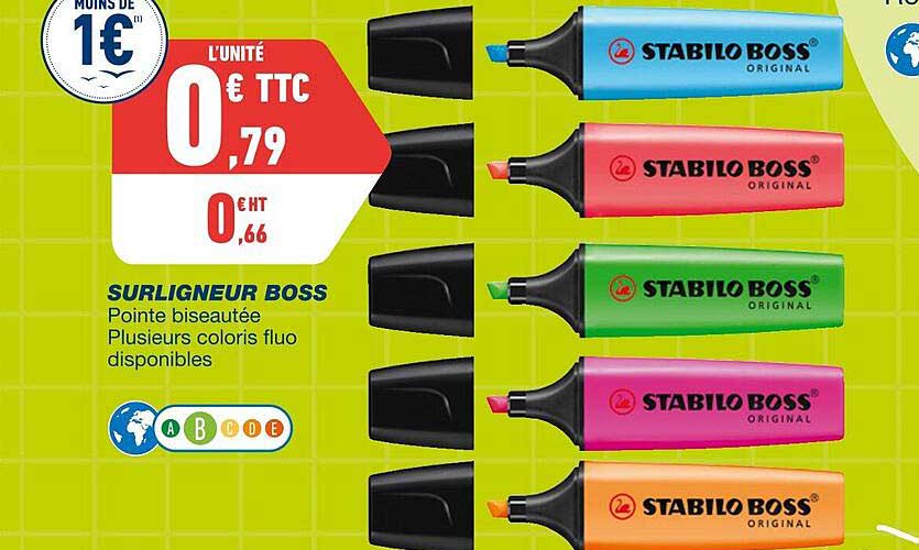 Surligneur Boss Stabilo