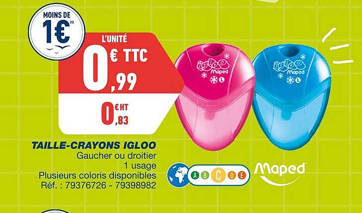 taille-crayons igloo