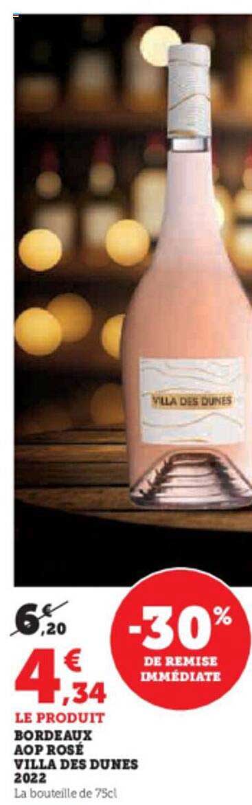Bordeaux Aop Rosé Villa Des Dunes 2022