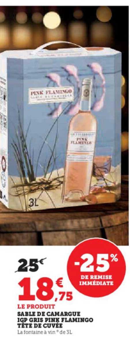 sable de camargue igp gris pine flamingo tête de cuvée