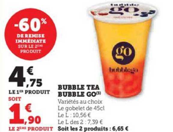 bubble tea bubble go