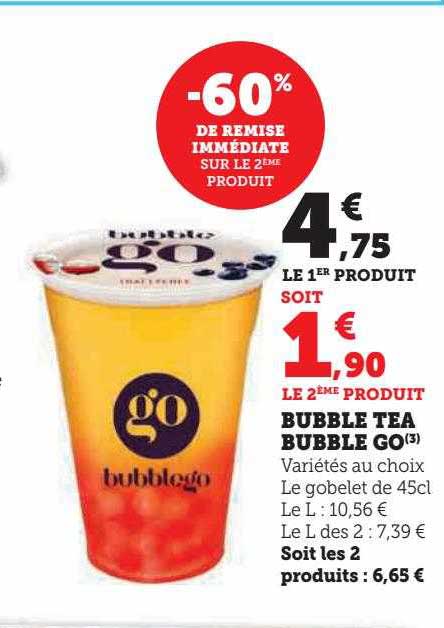 bubble tea bubble go