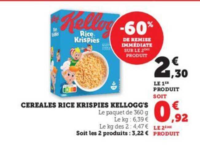 céréales rice krispies kellogg's