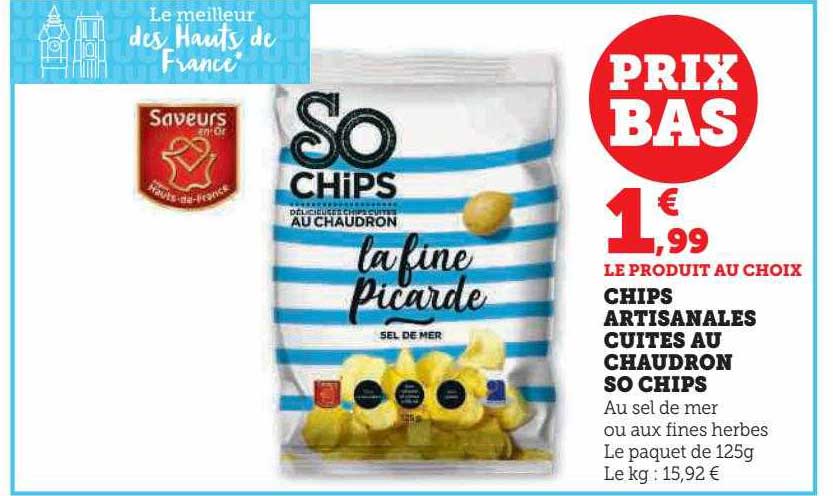 Chips Artisanales Cuites Au Chaudron So Chips
