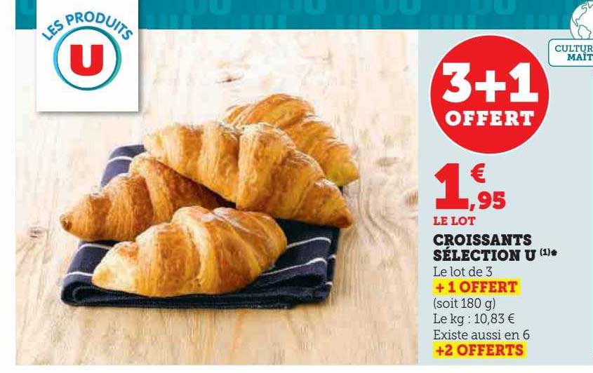 Croissants Sélection U
