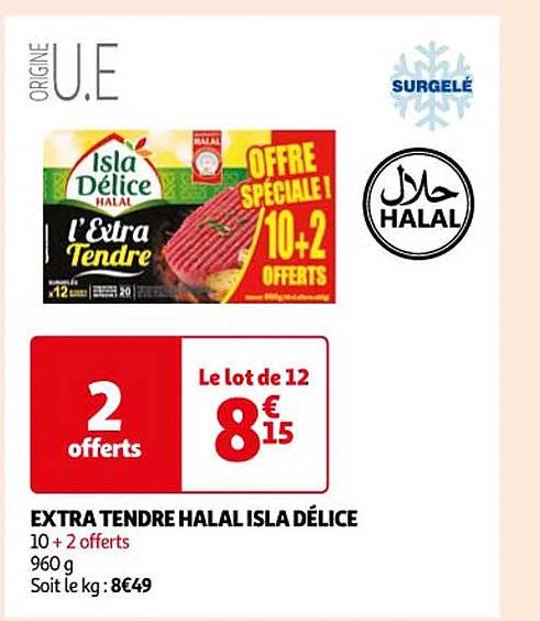 Extra Tendre Halal Isla Délice
