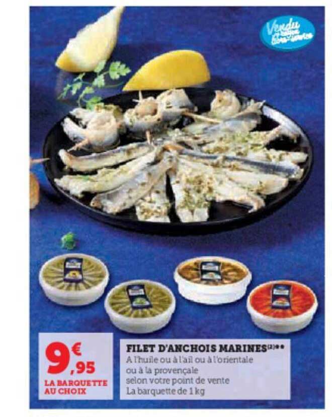 Filet D'anchois Marinés