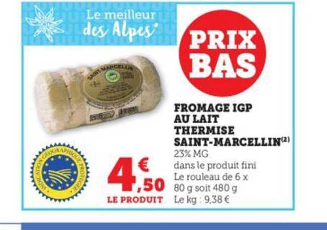 fromage igp au lait thermisé saint-marcellin