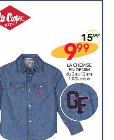 la chemise en denim lee cooper