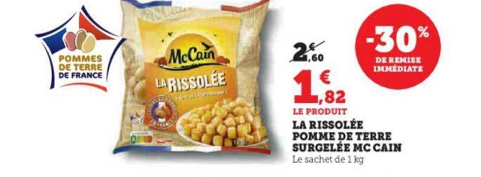 la rissolée pomme de terre surgelée mc cain