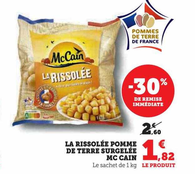 La Rissolée Pomme De Terre Surgelée Mc Cain