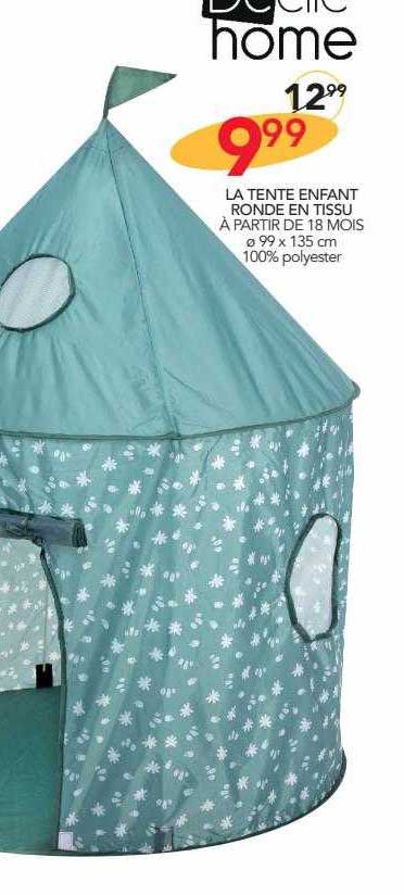 La Tente Enfant Ronde En Tissu