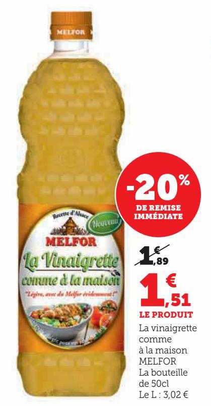 la vinaigrette comme à la maison melfor