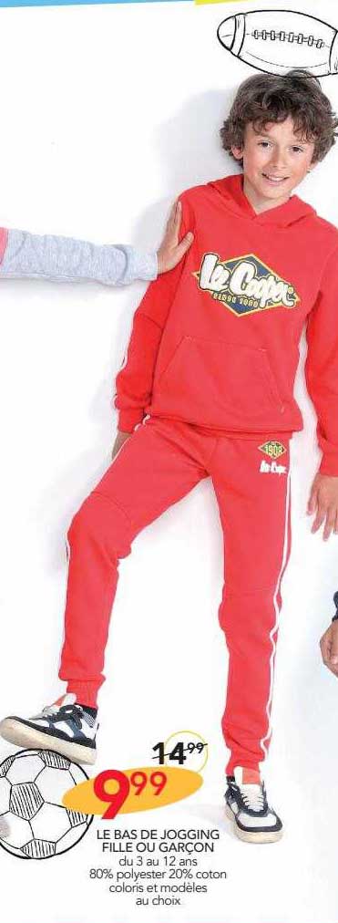 le bas de jogging fille ou garçon lee cooper