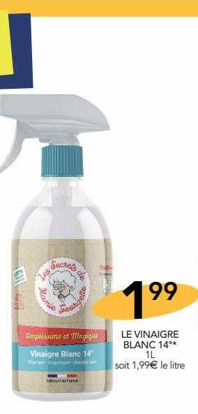 Le Vinaigre Blanc 14°