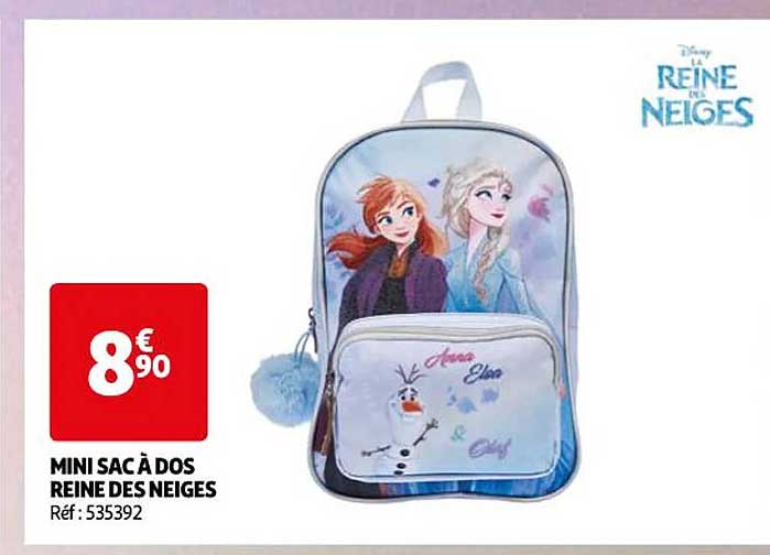 mini sac à dos reine des neiges