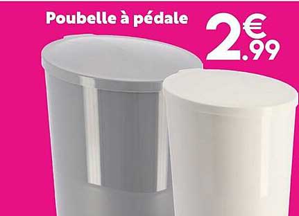 Poubelle à Pédale