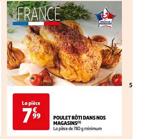 poulet rôti dans nos magasins