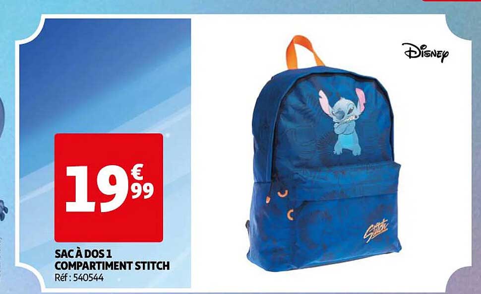 Sac à Dos 1 Compartiment Stitch