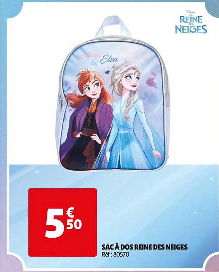 sac à dos reine des neiges