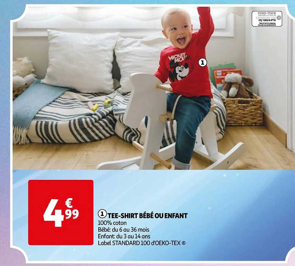 tee-shirt bébé ou enfant