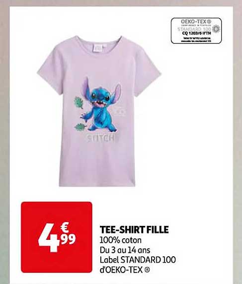 tee-shirt fille