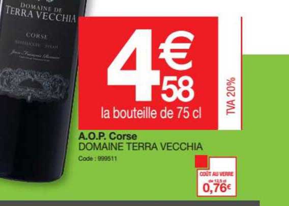 a.o.p. corse domaine terra vecchia