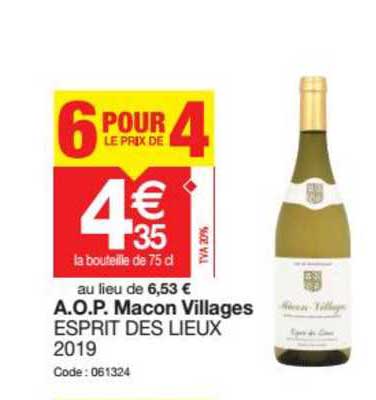 a.o.p. macon villages esprit des lieux 2019
