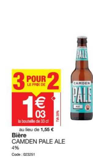 bière camden pale ale