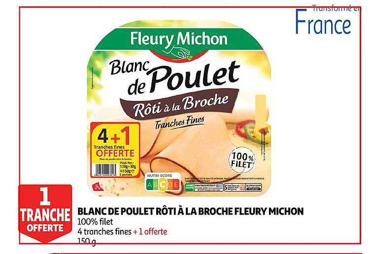blanc de poulet rôti à la broche fleury michon