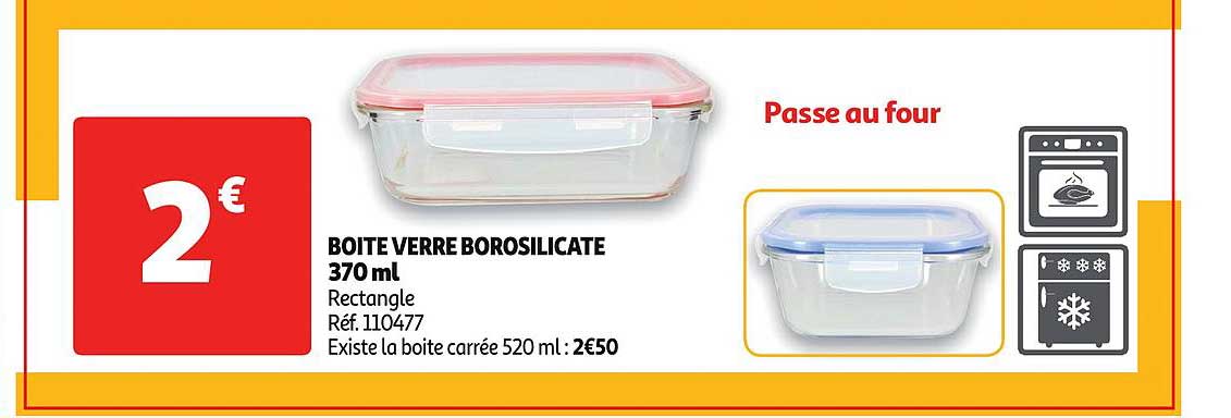 Boite Verre Borosilicate