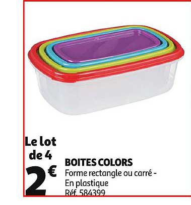 Boites Colors