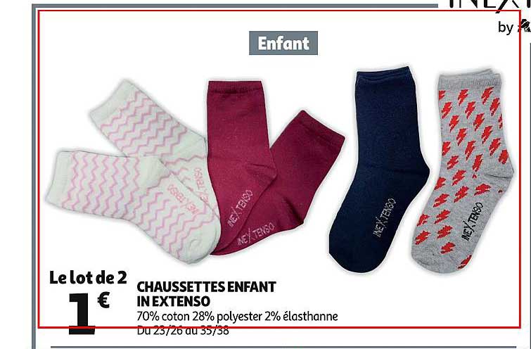 chaussettes enfant in extenso