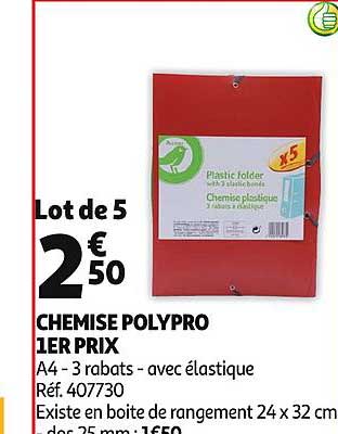 Chemise Polypro 1er Prix