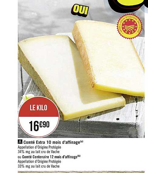 compté extra 10 mois d'affinage