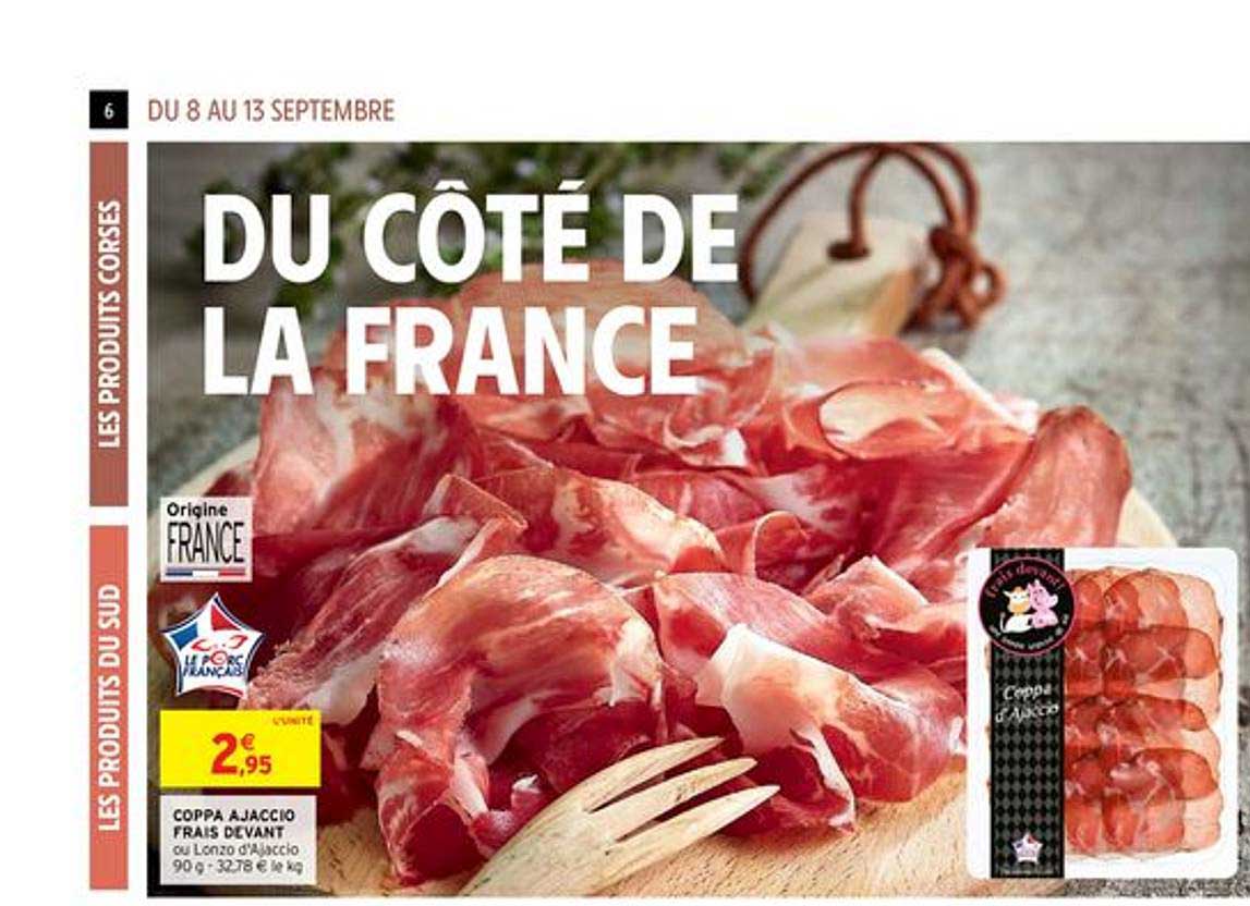 coppa ajaccio frais devant