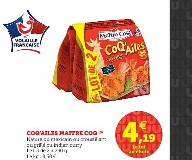 coq'ailes maître coq
