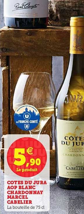 côtes du jura aop blanc chardonnay marcel cabelier